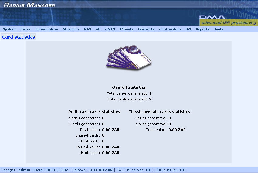 DMA Radius Manager v 4.9.1 - Image 11