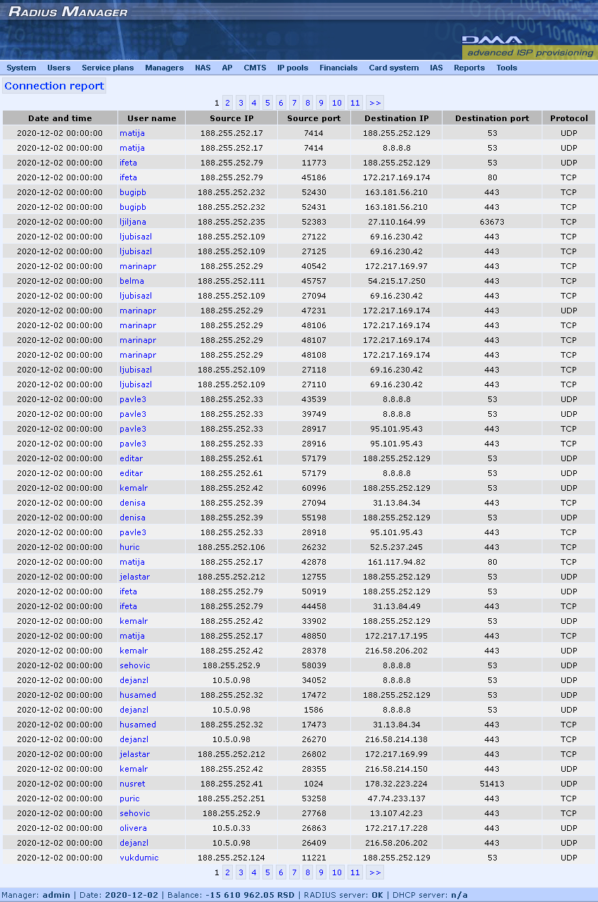DMA Radius Manager v 4.9.1 - Image 7