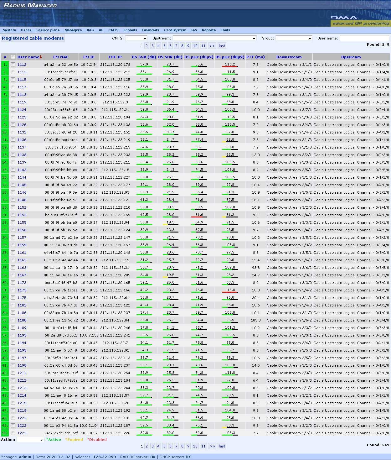 DMA Radius Manager v 4.9.1 - Image 20