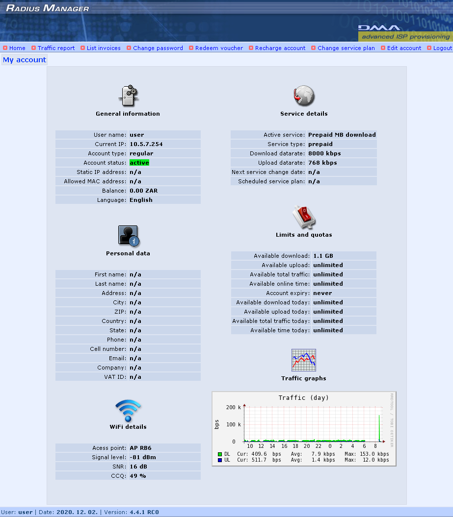 DMA Radius Manager v 4.9.1 - Image 10